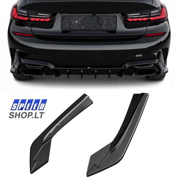 BMW 3 G20 G21 galinio bamperio spliteriai spoileris